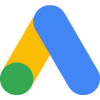zielono-żółto-niebieskie logo Google Ads